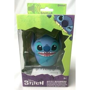 NEW Disney Stitch Bitty‎ Boomers Bluetooth Speaker Portable Mini Wireless in Box